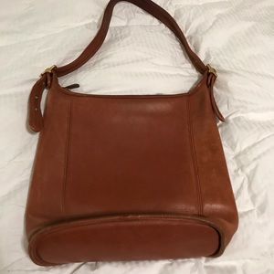 COACH CAMEL LEATHER BAG!